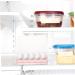 RORPOIR 2pcs 10 Eggs Storage Container Egg Carton Egg Keeper Egg Case Refrigerator Red Storage Box re-usable Red 24.5*10.5*7cm - Buy Online on GoSupps.com