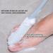 Toe Cleaning Brush & Foot Scrubber - 15.7" Long Handle Silicone Exfoliator for Seniors Men & Women - 2 Pack (Grey) - Soft Skin Care & Lotion Applicator - Buy Online on GoSupps.com