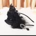 GENBREE 1920s Flapper Headband - Black Feather Hair Hoop for Women and Girls - Buy Online on GoSupps.com