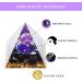 6cm Amethyst Crystal Pyramid - Tree of Life Desktop Ornament for Yoga & Meditation | Home Decoration - Buy Online on GoSupps.com