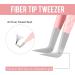 Haicher Fiber Tip Grip Lash Tweezers Set - 4 Pcs Volume Boot 90 Degree Tweezers for Eyelash Extensions - Pink - Buy Online on GoSupps.com