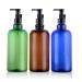 2 Pack 500ml Refillable PET Bottles with Black Pumps - Perfect for Makeup Cosmetics and Travel Accessories - Buy Online on GoSupps.com