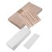 400 Pi ces Barre de beaut jetable bandes de cire pour le visage pilation au de cire bandes pilation epilation spatules pilation du corps bouleau naturel