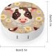 Cute Cows Daisy Flowers Contact Lens Case with Mirror | Portable Eye Lens Box Travel Kit - Buy Online on GoSupps.com