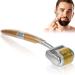 LOPHE Derma Roller 0.5mm Microneedle Derma Roller for Men and Women Professional Microneedling Derma Needling Micro Needle Roller Facial Wrinkles Hair Loss Stretch Marks Hair Regrowth Gold with storage box - Buy Online on GoSupps.com