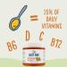 Just Bee Orange Vitamin Honey Orange Flavoured Honey with Vitamins for Daily Immune Support including Vitamin D C B6 B12 Echinacea (260g jar) - Buy Online on GoSupps.com