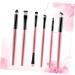 Housoutil 6pc Set Eyeliner Eyebrow Brush Eye Powder Brush Long Handle Eyeshadow Makeup Brush Cosmetics Brush Major Eye Shadow Brush - Buy Online on GoSupps.com