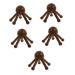Gleavi 5 STK Massage device with five claws hair scalp. Portable head scratch handmade handmade clasp head massage devices head clumsy massage spa washer