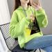 Bigfanshu Womans Tops Winter Fashion Blouse Hoodies Character Print Sweatshirt Green - Buy Online on GoSupps.com