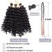 Afro Braiding Hair Extensions Water Wavy Marlybob Crochet Hair Weave Braids Synthetic Kinky Deep Curly - Natural Black - Buy Online on GoSupps.com