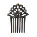 Marycrafts Lotus Flower Buffalo Horn 7 Prongs Hair Fork Side Comb Pin Accessory (MultiColor) - Buy Online on GoSupps.com