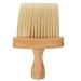 Neck Duster Multifunctional Barber Brush Neck Duster Nylon Bristles Simple Style Neck Duster with Wooden Handle Barber Brush for Hair Cutting Hairdressing Barber Shop Household