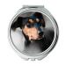 Mirror Compact Mirror Animal Dog Pet Race Dog Snout Dog Look Pocket Mirror portable mirror
