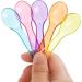 200 PCS Colourful Mini Disposable Tasting Spoons Plastic Assorted Ice Cream Scoops Dessert Scoops Tiny Spoons with Multi Colour - Buy Online on GoSupps.com