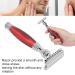 Shop Professional Safety Razor - Long Handle Double-Edged & Reusable for Daily Shaving | International Shipping Available - Buy Online on GoSupps.com