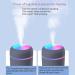 Portable Mini Car Humidifier 300ml with Night Light - Grey Essential Oil Diffuser - Buy Online on GoSupps.com