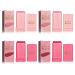 Blush Stick Cream Blush Stick Smooth Solid Moisturizer Stick Highlighter Stick Waterproof Face Makeup Stick for Cheek Eyes Lips (2 Pink & 2 Red 4PCS) 2 Pink & 2 Red 19 g (Pack of 4)