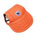 Dogs baseball cap outdoor pet baseball cap adjustable dog cap with ear holes breathable puppy dogs caps sun protection summer hat for puppies dogs hats pet cap s-xl orange s