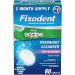 Fixodent Overnight Daily Cleanser Tablets Plus Scope - 60 ct