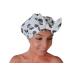 Ezria Luxury Leopard Print Shower Cap for Women - Reusable and Waterproof - Comfortable with Elastic Band - Ideal for Long Hair - White - 1 Count - Buy Online on GoSupps.com