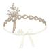 Lurrose Vintage Headpiece 1920s Leaf Medallion Headband Wedding Bridal Themed Party Hair Accessories for Women (1 Pack) 1 Count (Pack of 1)