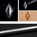Singring 3D Geometric Diamond Leather Stamping Tools - Set of 3 (S+M+L) | 304 Stainless Steel DIY Leathercraft Carving Stamps - Buy Online on GoSupps.com