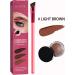 CARL Eyebrow cream set with eyebrow brush eyebrow mascara eyebrow cream Magic Eyebrow Brush eyebrow gel set light brown - Buy Online on GoSupps.com
