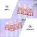 FRCOLOR 12pcs Plastic Foam Dispenser Bottle Empty Mini Foaming Pump Bottles Travel Cosmetics Refillable Containers for Shampoo Facial Cleanser Lotion (Rose Gold) As Shown - Buy Online on GoSupps.com