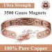 VicMAG Copper Magnet Bracelet for Men | Arthritis Pain Relief | Adjustable Pure Copper Cuff with Gift Box | International Shipping - Buy Online on GoSupps.com