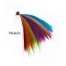 SARLA Feather Hair Extensions Kit - 16 Inch Synthetic I-tip Feathers for Girls/Women in 10 Mixed Colors - Heat Friendly Fiber - 100 Pcs with Plier, Hook, Beads - Buy Online on GoSupps.com