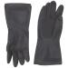 Elliott Heavy Duty Household and Maintenance Rubber Gloves Extra large Gloves with breathable flock Lining and non-slip grip One pair of Black Gloves XL