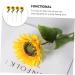 Cabilock 4pcs Simulated Sunflower Silk Flower Household Decorative Flower - Buy Online on GoSupps.com