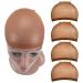 Wig Caps for Women Dark Brown Wig Caps for Lace Front Wigs 4 PCS One Size Dark Brown