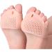 WXHZHQ pair of soft toe correction upholstery correction of the thumb valgus silicone forefoot pad gel orthosis separate toes foot care tools (A)