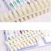 Professional Nail Color Swatches Nail Practice Card Design Board Gel Polish Color Sample Display Book Chart Nail Art Manicure Practice - Buy Online on GoSupps.com