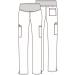 Cherokee Maternity Scrub Pants for Women - Soft Stretch Workwear for Professionals - Size Large, Black - WW220 - Buy Online on GoSupps.com