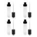 Buy Lurrose 4pcs Transparent Lip Gloss Tubes - DIY Reusable Lipstick Bottles | Mini 10x1.7cm Black - Ideal for Crafting & Cosmetics - Buy Online on GoSupps.com