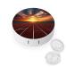 Contact Lens Case Dusk Running Track Print Plastic Contact Lens Case contact Lens Care Box ontact Lens Travel Box