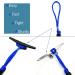 Bungee Dock Lines 4-5.5 ft Blue - Pack of 4 | Boat Shock Absorb Dock Tie Mooring Rope & Accessories - Buy Online on GoSupps.com