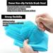 Dishwashing Gloves Silicone Multifunctional Reusable Housework Gloves Thick Heat Insulation Cleaning Magic Kitchen Gloves with Sponge Scrubbers for Washing Bathroom Kitchen Car and More (Blue) - Buy Online on GoSupps.com