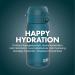 Ion8 Kids Water Bottle 350ml/12oz - Leak Proof, BPA Free, Dishwasher Safe - Deep Teal, Carbon Neutral - OneTouch 2.0 - Buy Online on GoSupps.com