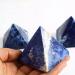 1pc 50mm Natural Polished Blue Sodium Square Pyramid Crystal Reiki for Home Decorate Room Decoration Stone Mineral Specimen - Buy Online on GoSupps.com