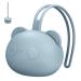 Airfish silicone pacifier box BPA-free baby bear pacifier bag silicone shell for baby travel locks pacifier storage box pacifier holder for girls young blue