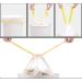 Drawstring Trash Bag Holder for Kitchen Household Thickened Disposable Closing Cleaning Bag 45 * 50 45*50 - Buy Online on GoSupps.com