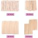 Mibly 4 Style Assorted Wooden Wax Sticks - For Body Legs Face and Small Medium Large Sizes Eyebrow Waxing Applicator Spatulas for Hair Removal or Wood Craft Sticks (Pack Of 200 Assorted Waxing Sticks) - Buy Online on GoSupps.com