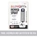 Guard Dog Bling-it-On Pepper Spray Key Holder - 16ft Range - Glitter White - Buy Online on GoSupps.com