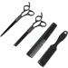 YAOGOHUA Hair Cutting Scissors Set with Straight Shear and Thinning Shear for Home Salon Barber - Buy Online on GoSupps.com