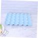 LABRIMP Box Egg Container Food Storage Organizer Recyclable Egg Bins Egg Tray Egg Holder Egg Rack Household Blue 29*19CM - Buy Online on GoSupps.com