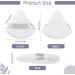 6-Piece Soft White Triangle Makeup Powder Puffs Set for Face - Ideal for Pressed and Loose Powder Application - Cosmetic Foundation Sponge for Mineral and Dry Makeup - Buy Online on GoSupps.com