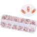 Housoutil 1 Box Manicure Decoration Decorations Boxed Knot Top Headband Nail Art Decoration Metal Nail Accessories Nail Art Rivet Velvet Cosmetic Bag Natural Nails Stud Rose Gold Size 1 As Shown - Buy Online on GoSupps.com